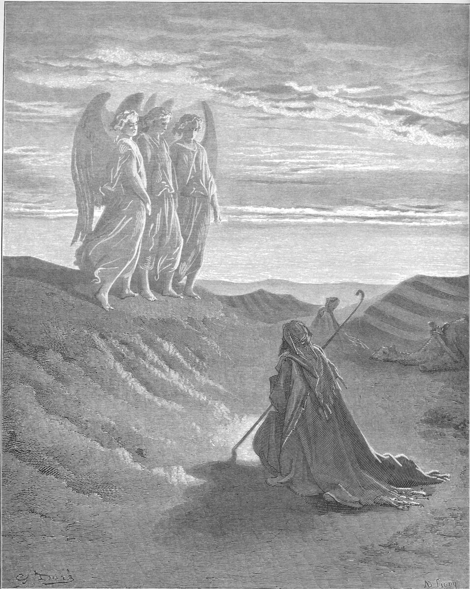 Gustave Doré — Abraham and the Three Angels
